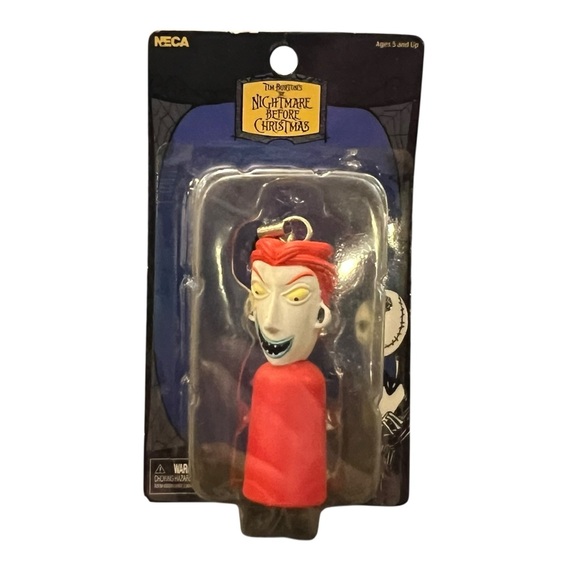 LOCK Tim Burton Nightmare Before Christmas NECA Light Up Figural Keychain NEW - Picture 1 of 7